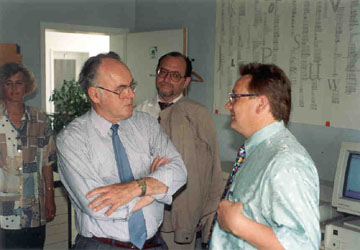 Eveline Lehmann, Karl Meier, Dr. Wolfgang  Denk, Franz Pietruska (v. l.)
