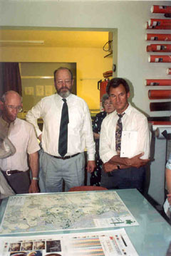 Klaus Breiter, Dr. Joachim Neumann, Karl Andreas (v. l.)