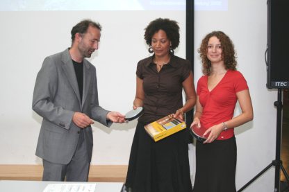 Dr. Detlef Günther-Diringer, Sarah Laryea und Juliane Kollowa