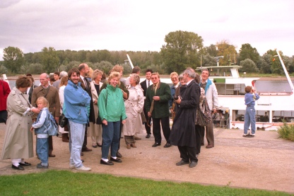 An der Schiffsanlegestelle in Speyer