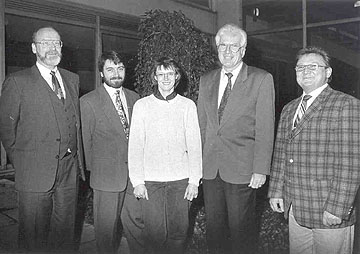 Dr. Joachim Neumann, Frank Ruppenthal, Angelika Zibat, Helmut Lehmann, Franz Pietruska (v. l.) Nicht auf dem Bild: Lothar Klaumünzner