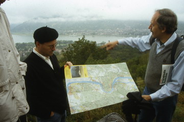 Dr. Antal Nemerkenyi, Universität Budapest, und Matthias Grün (v. r.)