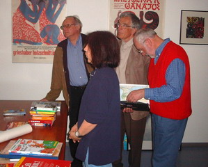 Karlheinz Müller, Gabi Brohm, Lothar Klaumünzner und Peter Huber (v. l.)