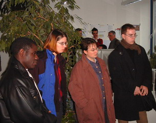 Charles Buberwa, Julia Scheibe, Marion Gentele, Guido Lohaus, RegioDATA, Freiburg (v. l.)