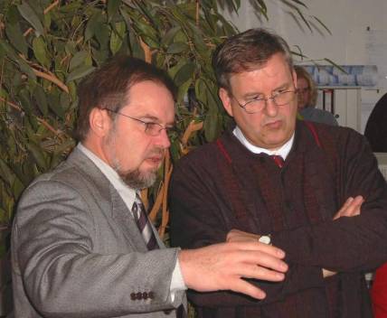 Dipl.-Ing. Edgar Joos und Prof. Hans Kern, RegioDATA, Freiburg (v. l.)