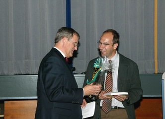 Professor Dr. Robert Weibel, Universität Zürich, Hans Kern (v. r.)